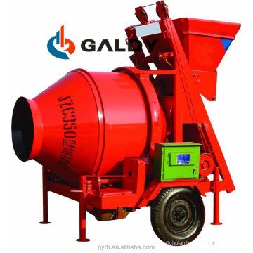 Electric Motor Self Loading Drum 350 Concrete Mixers